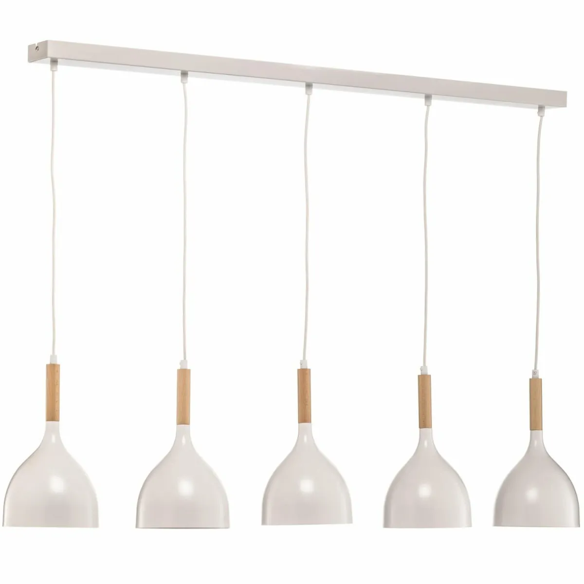 suspension_noak__lampes_longue_blancbois_naturel_4-1.webp Cheap Luminex Suspension Noak 5 lampes longue blanc/bois naturel