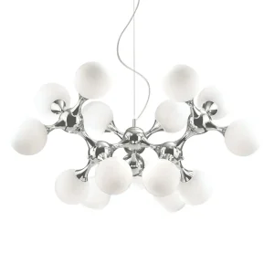 Discount Ideallux Suspension Nodi Bianco Ø 105 cm