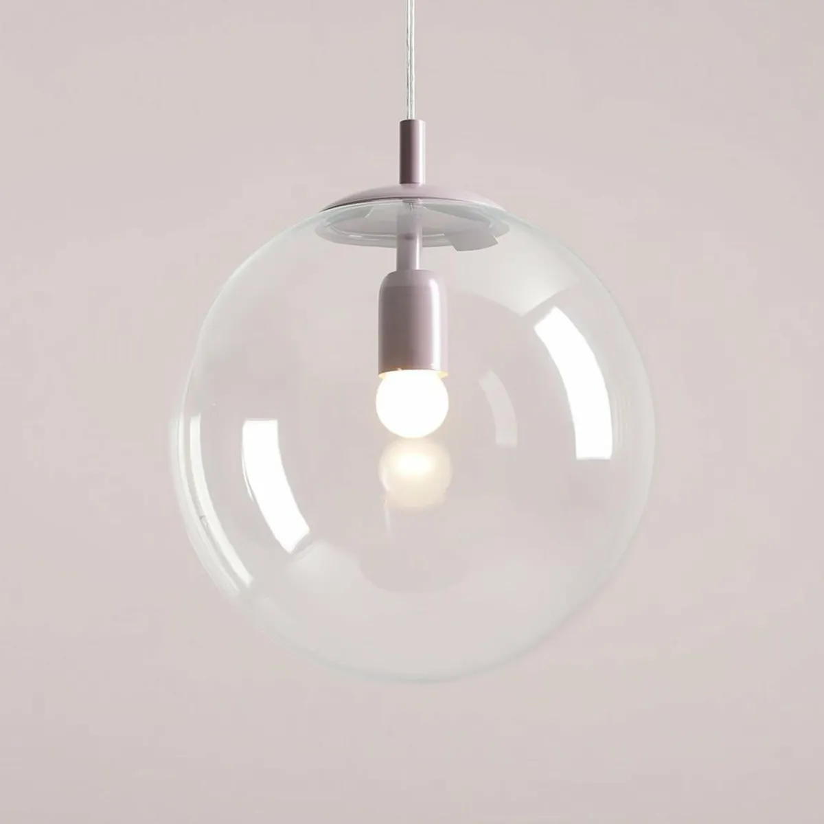suspension_nohr_abatjour_verre_lilasclaire_0.webp Flash Sale ALDEX Suspension Nohr abat-jour verre, lilas/claire