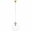 New ALDEX Suspension Nohr abat-jour verre, moutarde/claire
