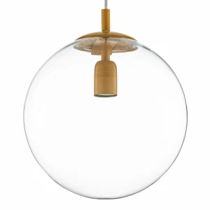 New ALDEX Suspension Nohr abat-jour verre, moutarde/claire