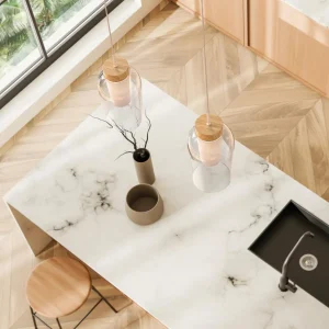 Best Sale Mantra Iluminación Suspension Nora, à 1 lampe, blanc, transparent, verre