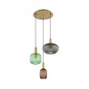 Sale Globo Suspension Normy, Ø 55 cm, multicolore, verre, 3 lampes