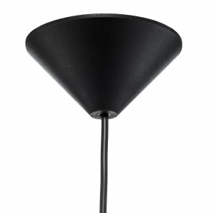 Flash Sale SOLLUX LIGHTING Suspension North en bois naturel, abat-jour noir