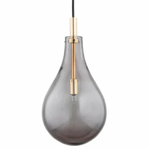 Online Argon Suspension Oaza, 1 lampe, gris fumée/noire