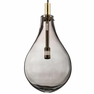 Online Argon Suspension Oaza, 1 lampe, gris fumée/noire