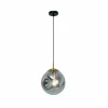 Online Viokef Suspension Oscar abat-jour en verre, gris fumé