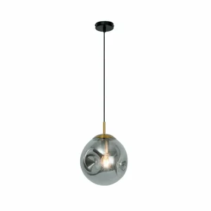 Online Viokef Suspension Oscar abat-jour en verre, gris fumé