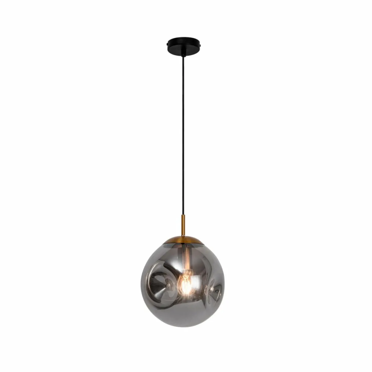 suspension_oscar_abatjour_en_verre_gris_fum_1.webp Online Viokef Suspension Oscar abat-jour en verre, gris fumé