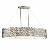 Sale KICHLER Suspension ovale Silver Coral