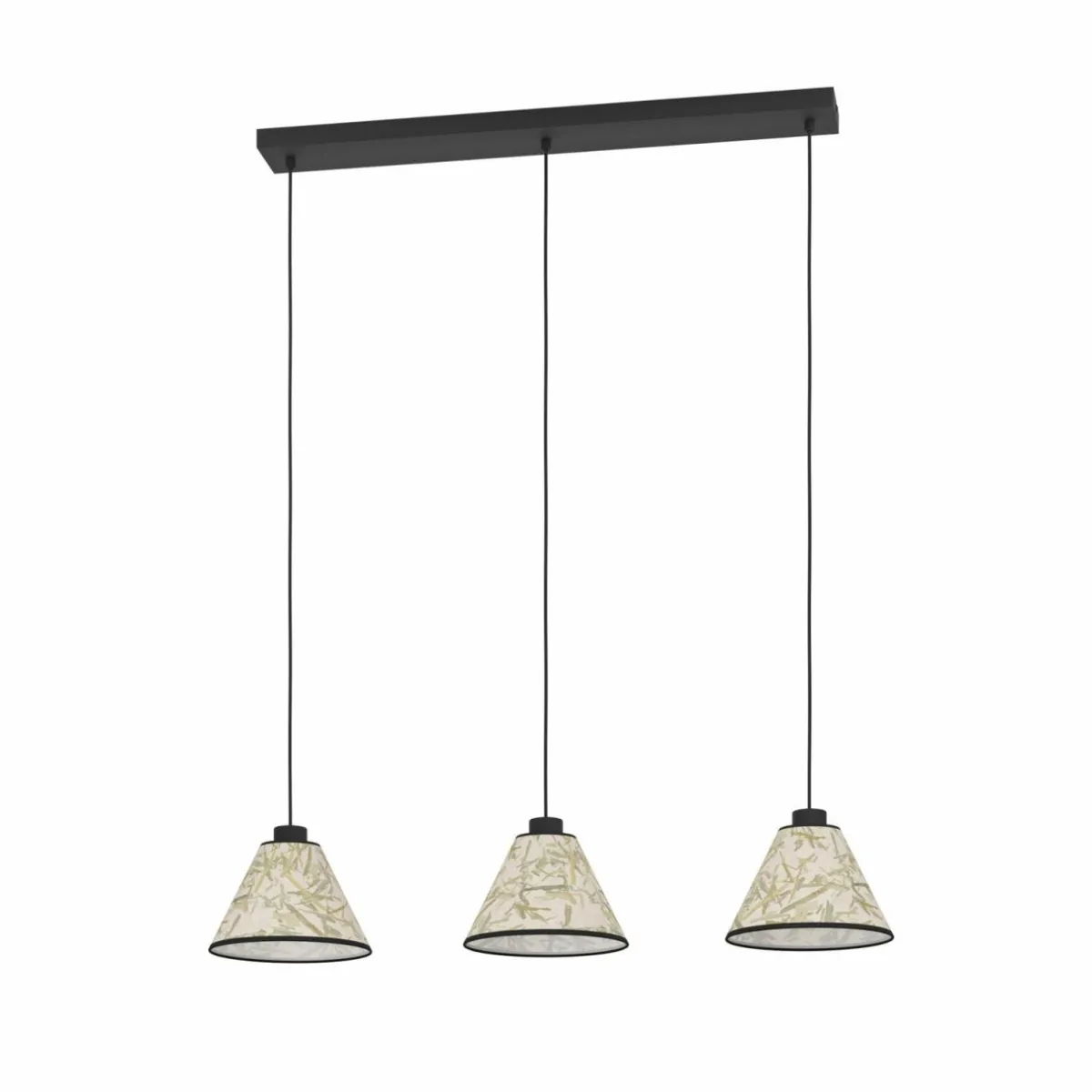 suspension_oxpark_longueur__cm_vertblancnoir__lampes_0.webp Sale EGLO Suspension Oxpark, longueur 92 cm, vert/blanc/noir, 3 lampes