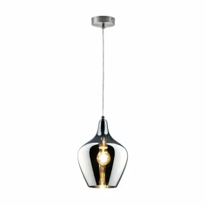 Outlet NOWA GmbH Suspension Paso en verre, à 1 lampe, gris fumée