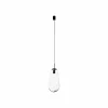Outlet Nowodvorski Lighting Suspension Pear L avec abat-jour en verre, noir