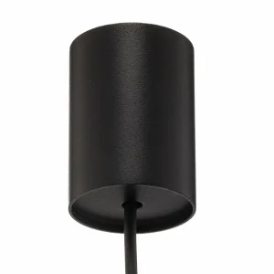 Outlet Nowodvorski Lighting Suspension Pear L avec abat-jour en verre, noir