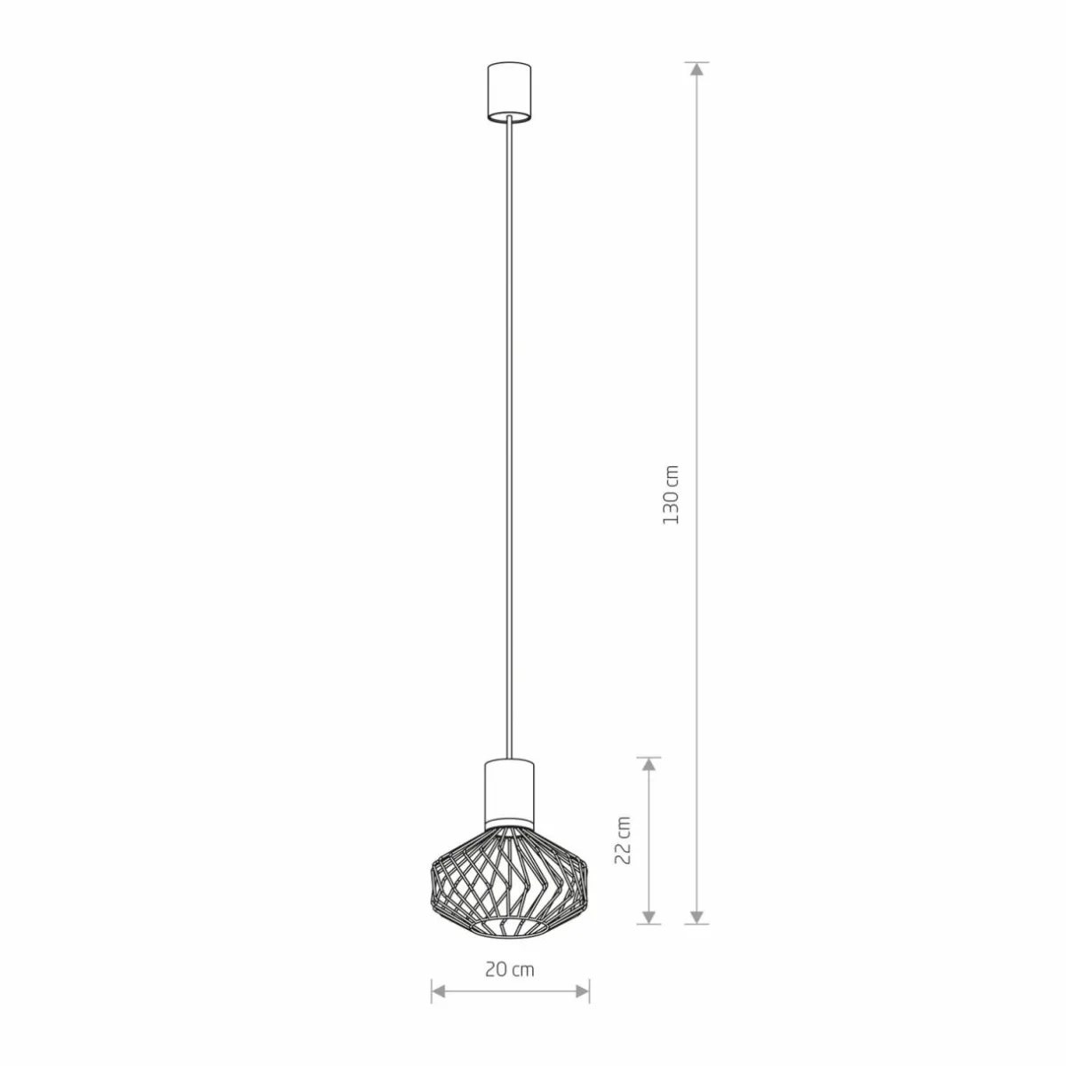 suspension_pico_i_avec_abatjour_cage__une_lampe_1.webp Best Nowodvorski Lighting Suspension Pico I avec abat-jour cage, à une lampe