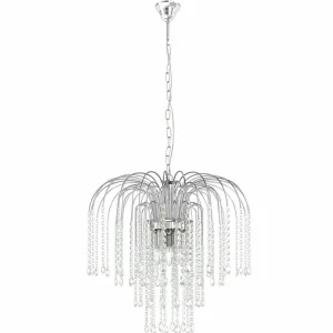 Best Sale ONLI Suspension Pioggia pluie de cristal Ø50cm chrome