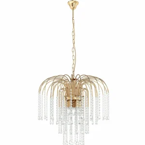 Best Sale ONLI Suspension Pioggia pluie de cristal Ø50cm dorée