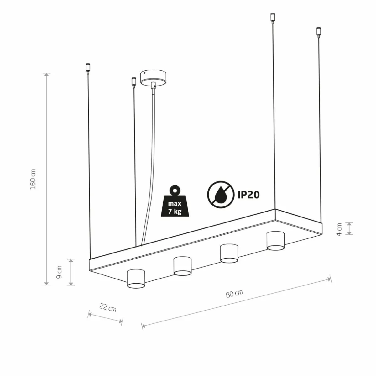 suspension_plant_avec_tablette_noire_2.webp Online Nowodvorski Lighting Suspension Plant avec tablette, noire