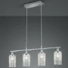 Online Reality Leuchten Suspension Posh avec pendentif, à 4 lampes