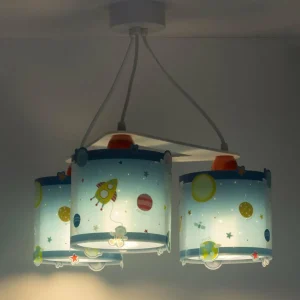 Hot Dalber Suspension pour enfants Planets, à 3 lampes