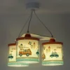 Fashion Dalber Suspension pour enfants Police, à 3 lampes