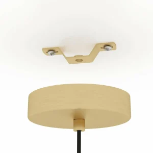 Best Sale EGLO Suspension Pozueta 1, à 1 lampe, laiton