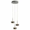 Best Top Light Suspension Puk Maxx Drop Trio, nickel mat, 3 lampes G9