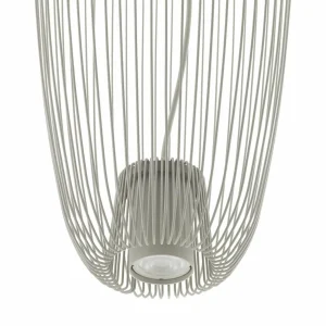 Sale Nowodvorski Lighting Suspension Pumpkin S, gris clair, Ø 27 cm, métal, GU10