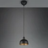 Clearance Reality Leuchten Suspension Punch noir/or à 1 lampe Ø 18 cm