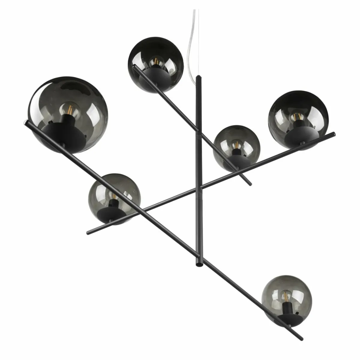 suspension_pure_bras_orientables_fl_anthraciteclair_3.webp Discount Trio Lighting Suspension Pure bras orientables 6fl anthracite/clair