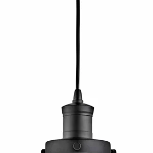 Shop Searchlight Suspension Pyramid, noir/clair, verre, Ø 29 cm, E27