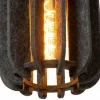 Hot Lucide Suspension Rafal, Ø 20 cm, feutre, gris, 1 lampe