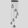 Clearance Steinhauer Suspension Reflexion, à 7 lampes Ø 55 cm