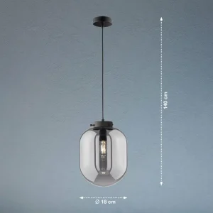 Hot FISCHER & HONSEL Suspension Regi, à une lampe, Ø 18 cm