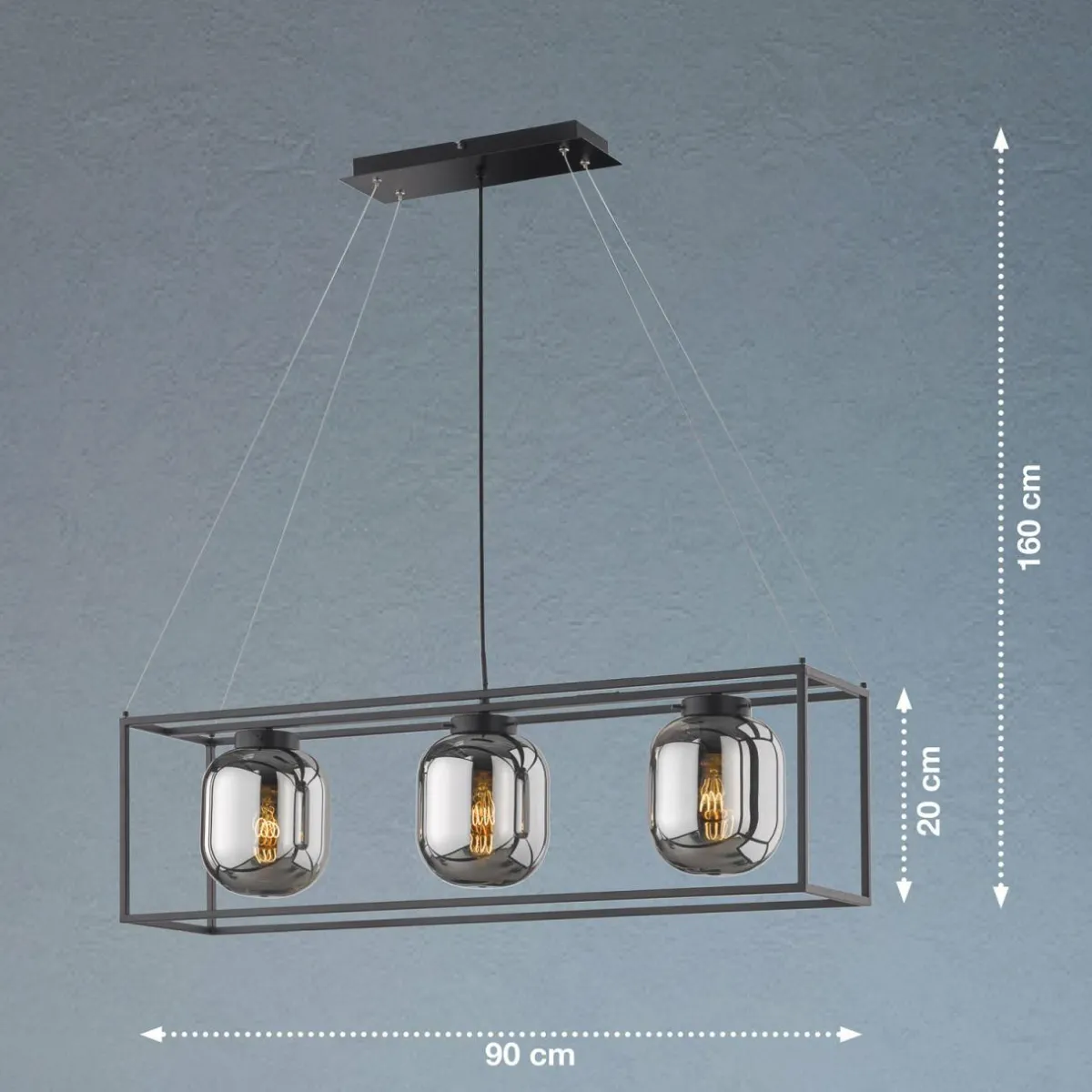 suspension_regi_avec_cadre_abatjour_trois_lampes_2.webp Store FISCHER & HONSEL Suspension Regi avec cadre abat-jour, trois lampes