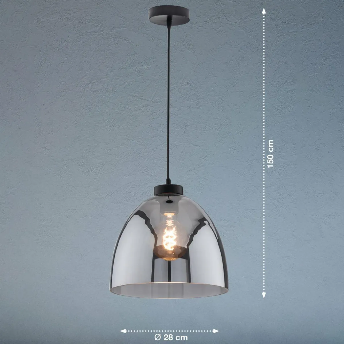 suspension_ren__une_lampe_avec_verre_fum_1.webp Fashion FISCHER & HONSEL Suspension Ren, à une lampe avec verre fumé