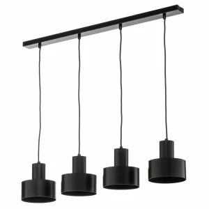 Sale SIGMA Suspension Rif 4, Linear à 4 lampes, noir