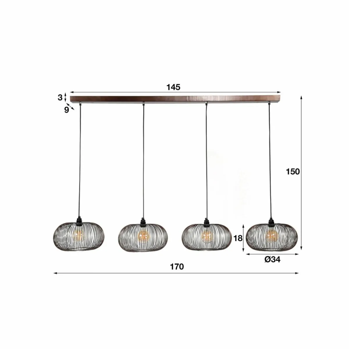 suspension_rippberg_noire__quatre_lampes_1.webp Fashion Zijlstra Suspension Rippberg, noire, à quatre lampes