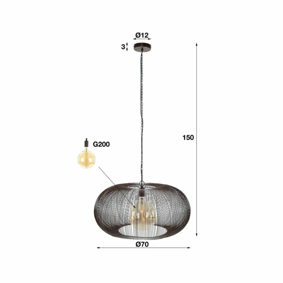 suspension_rippberg_noire__une_lampe_2.webp Store Zijlstra Suspension Rippberg, noire, à une lampe