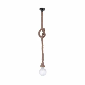 Discount JUST LIGHT. Suspension Rope avec corde, à 1 lampe