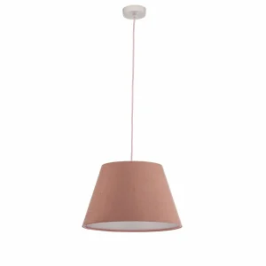 Sale Euluna Suspension Rosabelle, cône, rose, à 1 lampe
