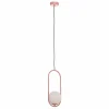 Sale Jupiter Suspension Samba, à 1 lampe, rose/blanc