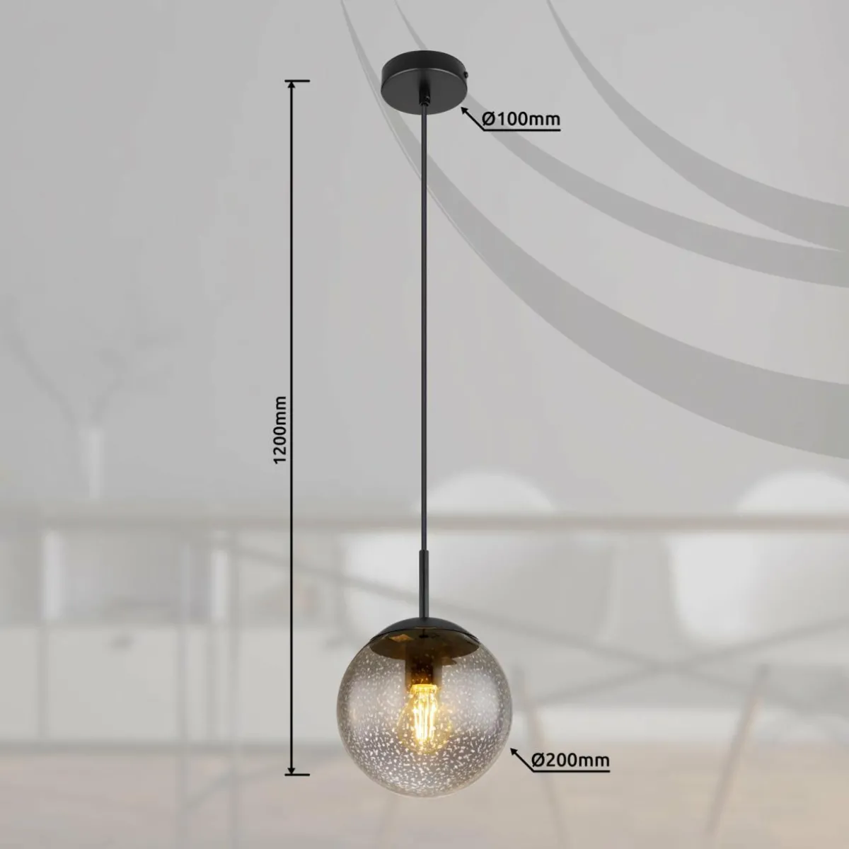 suspension_samos___cm_gris_fumnoir_verre_2-1.webp Shop Globo Suspension Samos, Ø 20 cm, gris fumé/noir, verre