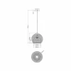 Online NOWA GmbH Suspension Selina double abat-jour fil à une lampe