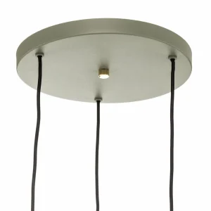 Discount Argon Suspension Selma, à 3 lampes, verte