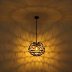 Online Globo Suspension Senni, noir, Ø 39 cm