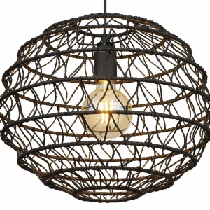 Online Globo Suspension Senni, noir, Ø 39 cm