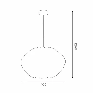 Best Sale Luminex Suspension Serenity abat-jour plastique, argentée
