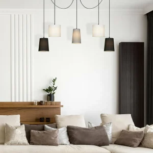 Best Briloner Suspension Shades, 5 lampes, décentrée