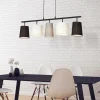 Sale Briloner Suspension Shades avec 5 abat-jour tissu